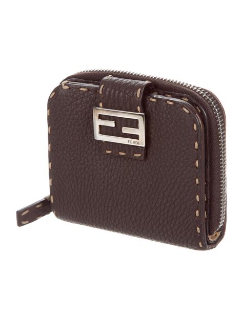 fendi leather travel wallet|fendi wallet for women.